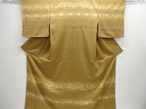 未使用品　仕立て上がり　作家物　横段に抽象模様訪問着